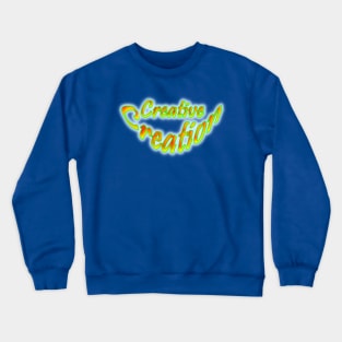 Creative Creation Neon Colored Crewneck Sweatshirt